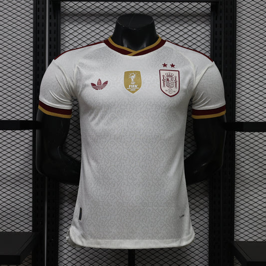 Jersey España Visitante Campeón 2026 – Versión Jugador Manga Corta