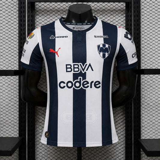 Jersey Rayados de Monterrey Local 2026/27 Versión Jugador en vista frontal