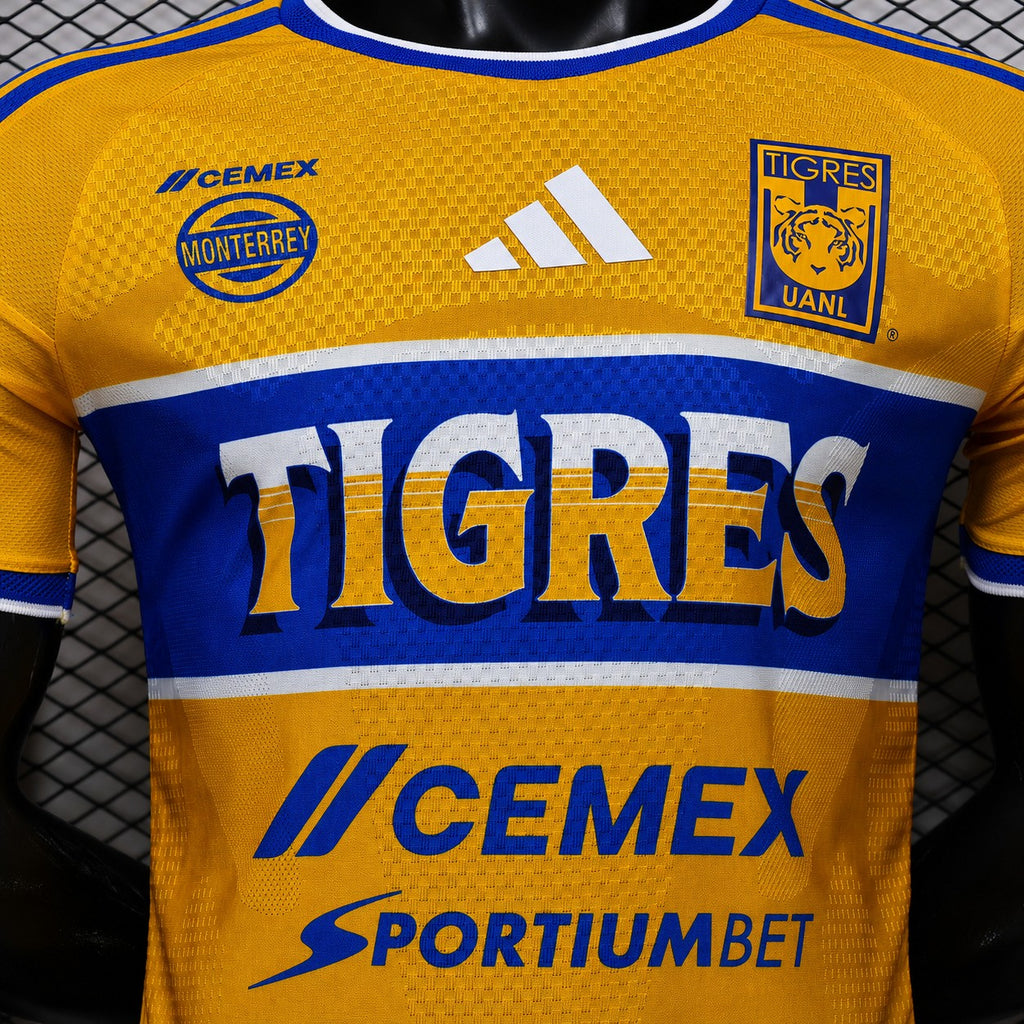 Jersey Tigres UANL Local 2026/27 – Versión Fan - Manga Corta