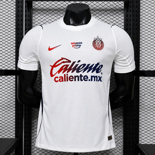 Jersey Chivas Visitante 2026/27 Versión Jugador en vista frontal